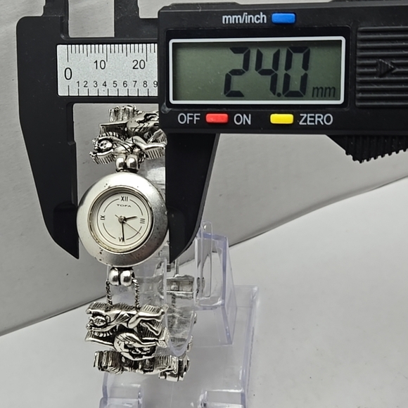 Vintage Rare Tofa Silde Gymnastics Dance Charm Bracelet Watch Silver New Battery - Picture 4 of 9